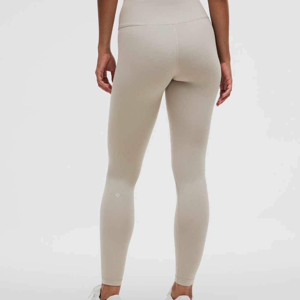 Lululemon Athletica Beige High-Waisted Leggings